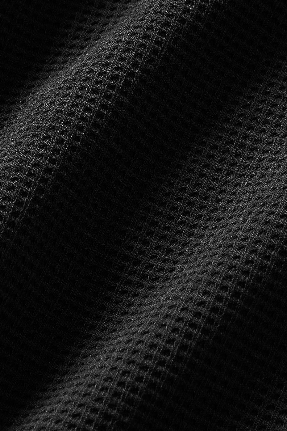 7" Waffle Lounge Short - Black