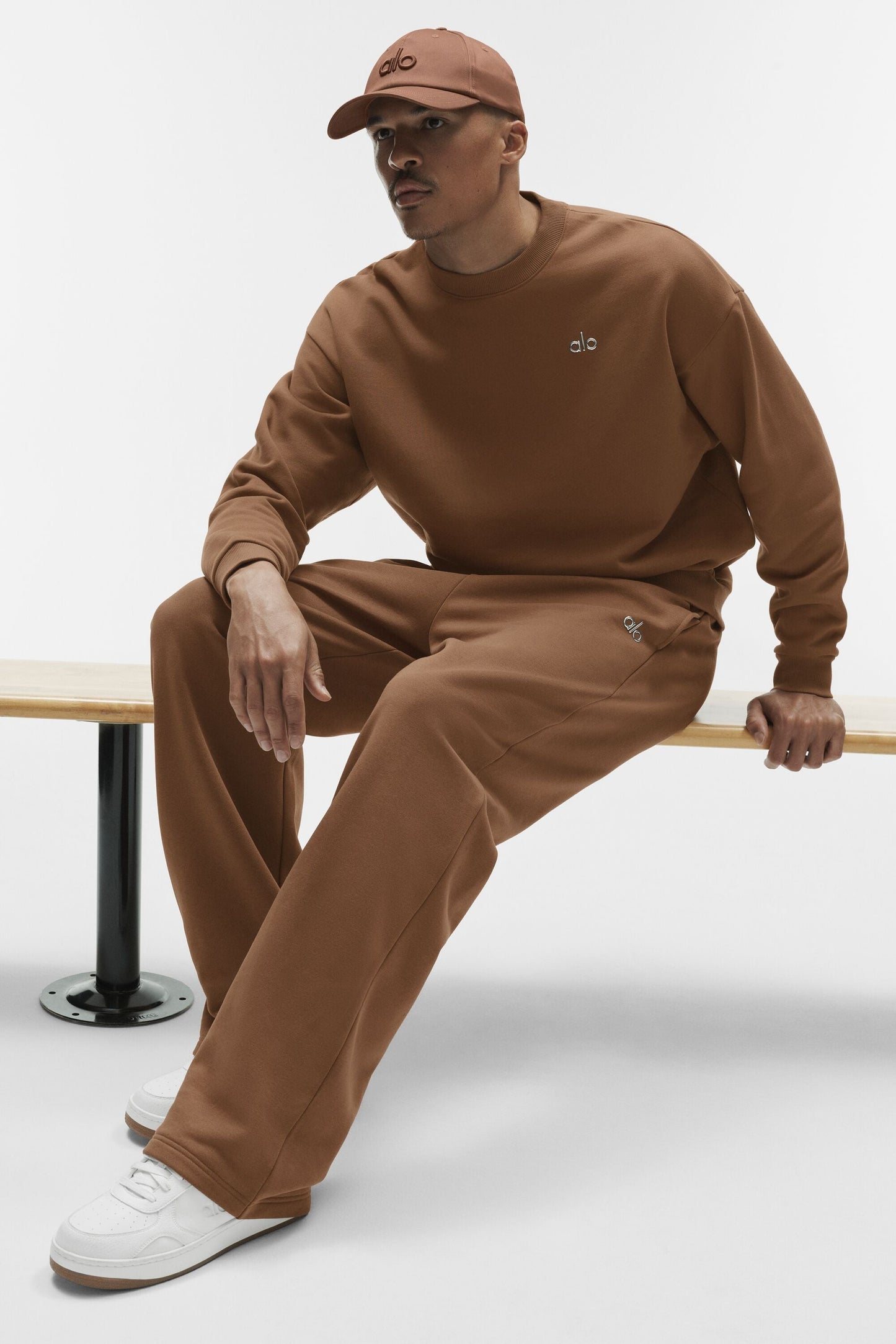 Accolade Straight Leg Sweatpant - Sun Kissed Brown