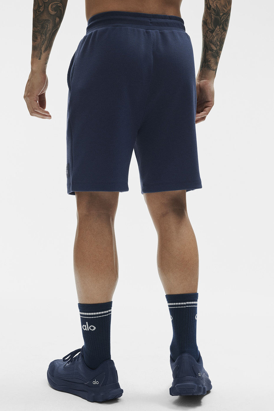 7" Waffle Lounge Short - Navy