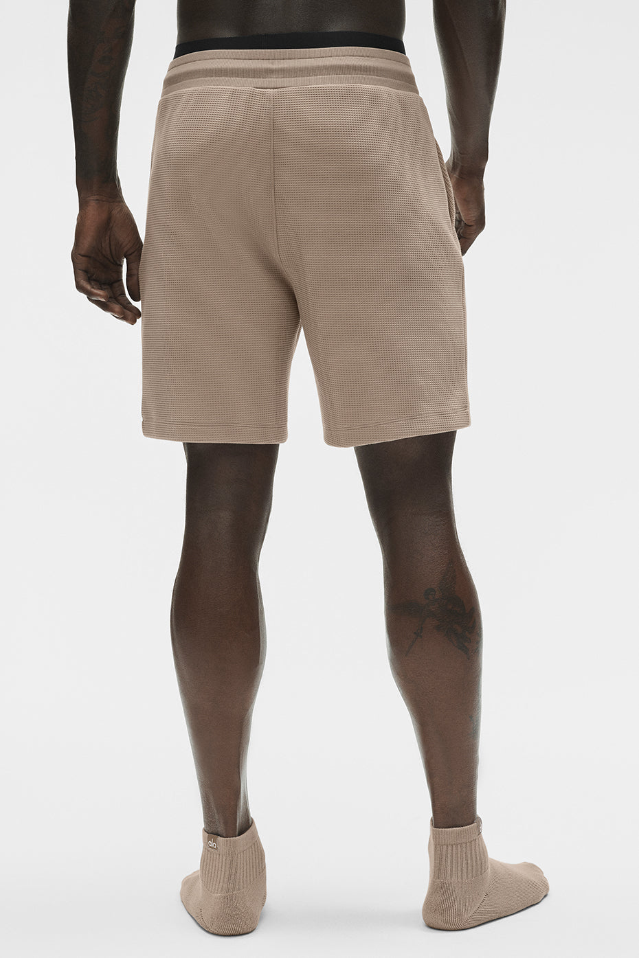 7" Waffle Lounge Short - Gravel