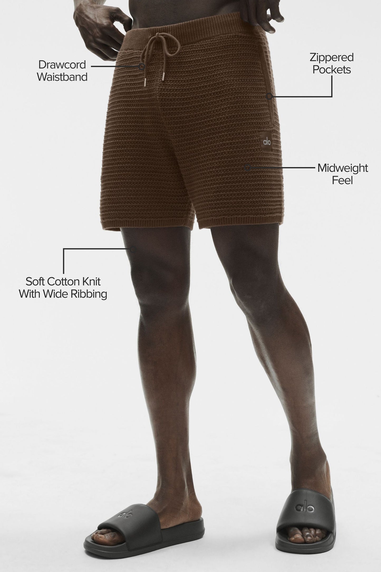 5" Shift Knit Short - Espresso