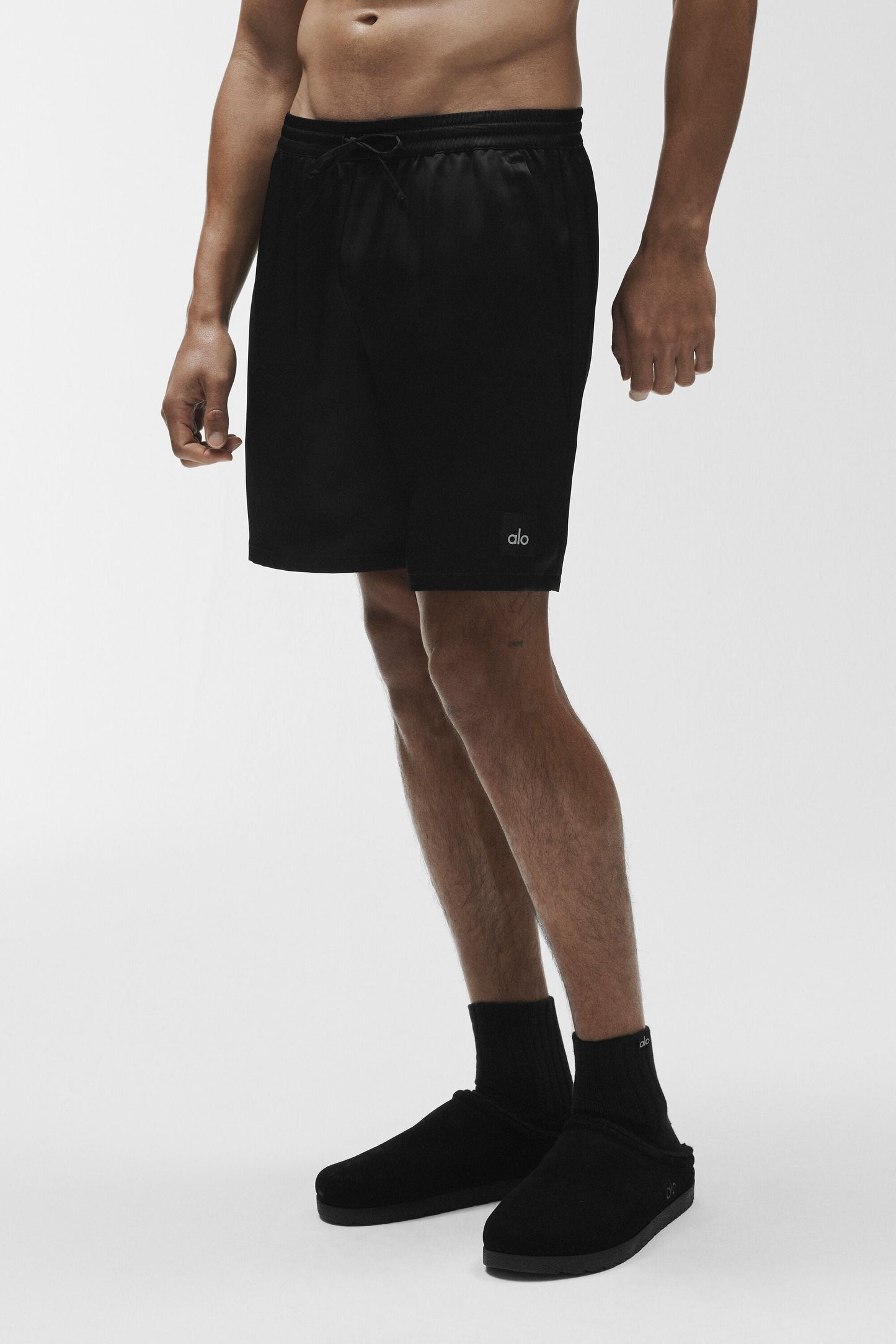 7" Satin Horizon Short - Black