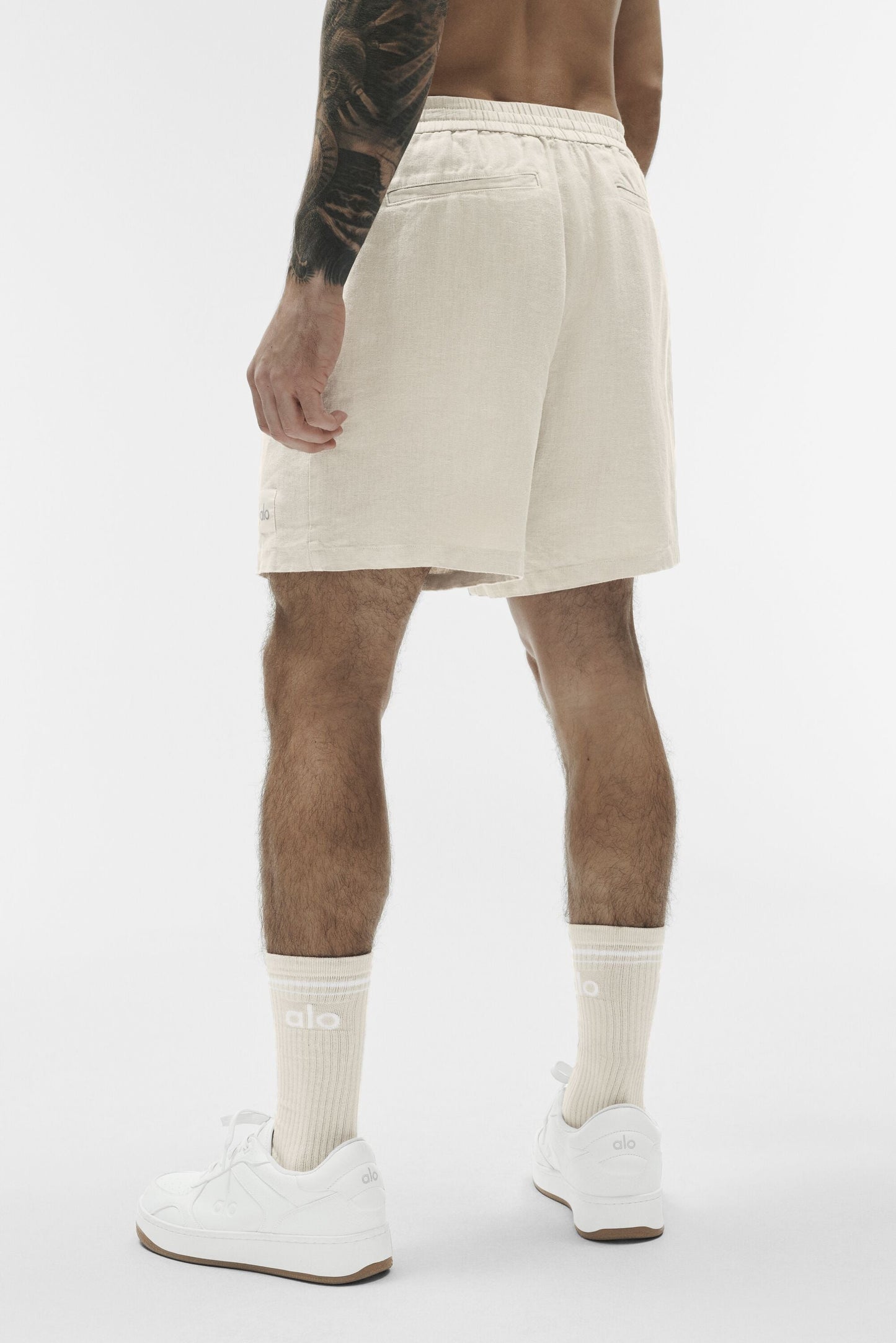 7" Linen Days Short - Bone