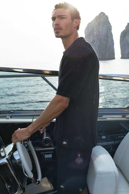 7" Coastline Knit Short - Black