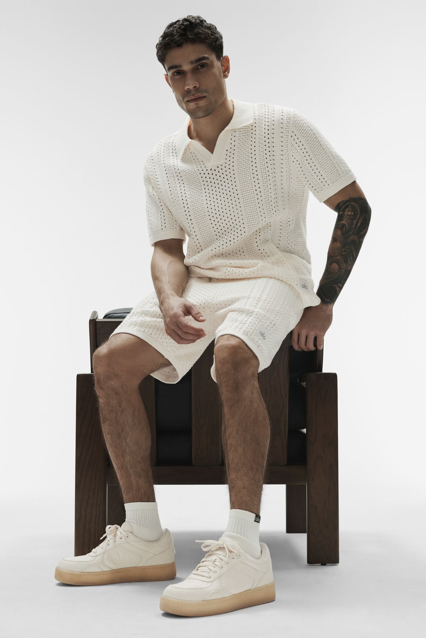 7" Coastline Knit Short - Ivory