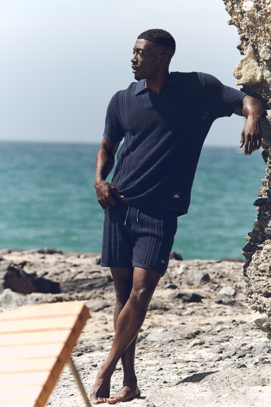7" Coastline Knit Short - Navy