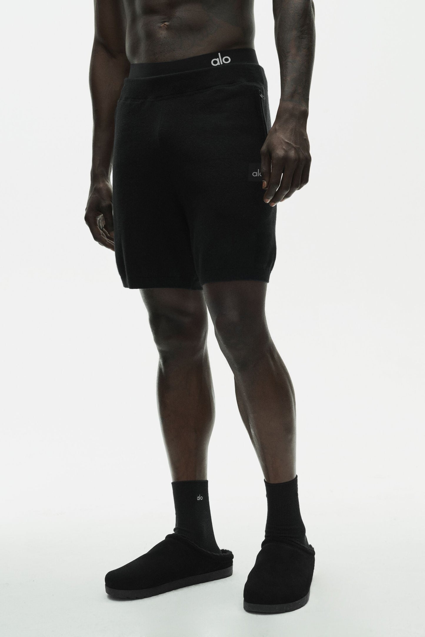7" Cotton Cashmere Ever Soft Short - Black