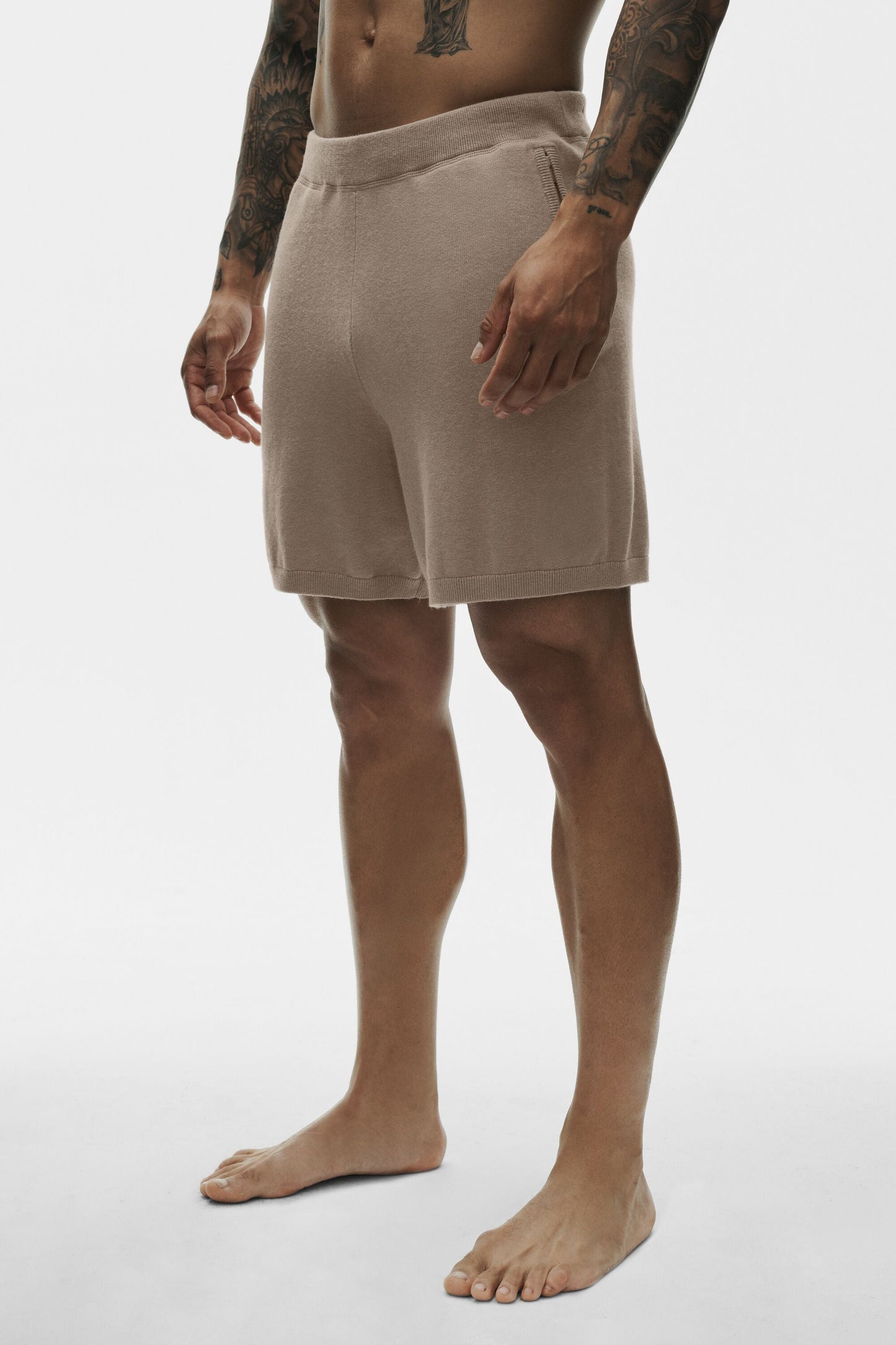 7" Cotton Cashmere Ever Soft Short - Gravel