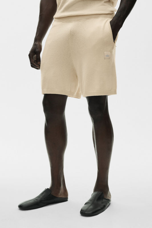 7" Cotton Cashmere Ever Soft Short - Sandy Beige