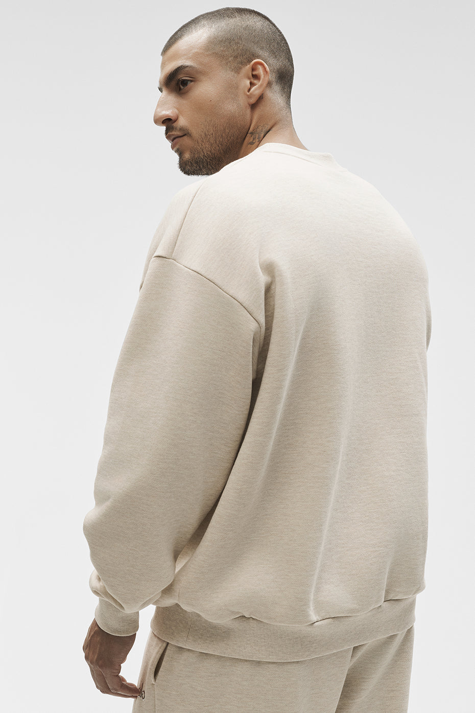 Accolade Crew Neck Pullover - Oatmeal Heather
