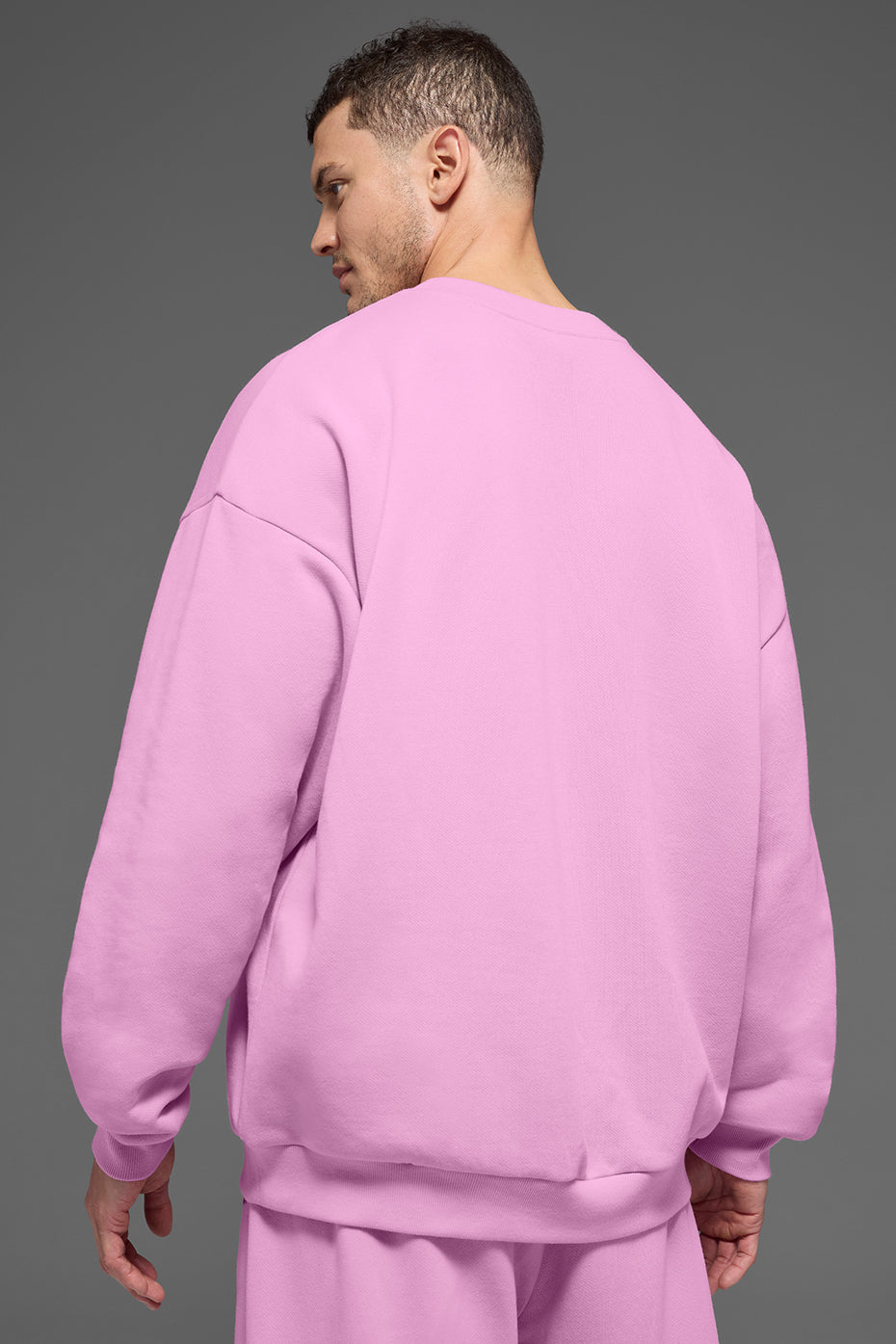 Accolade Crew Neck Pullover - Candy Heart Pink