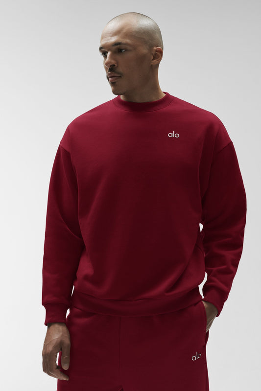 Accolade Crew Neck Pullover - Summer Romance Red