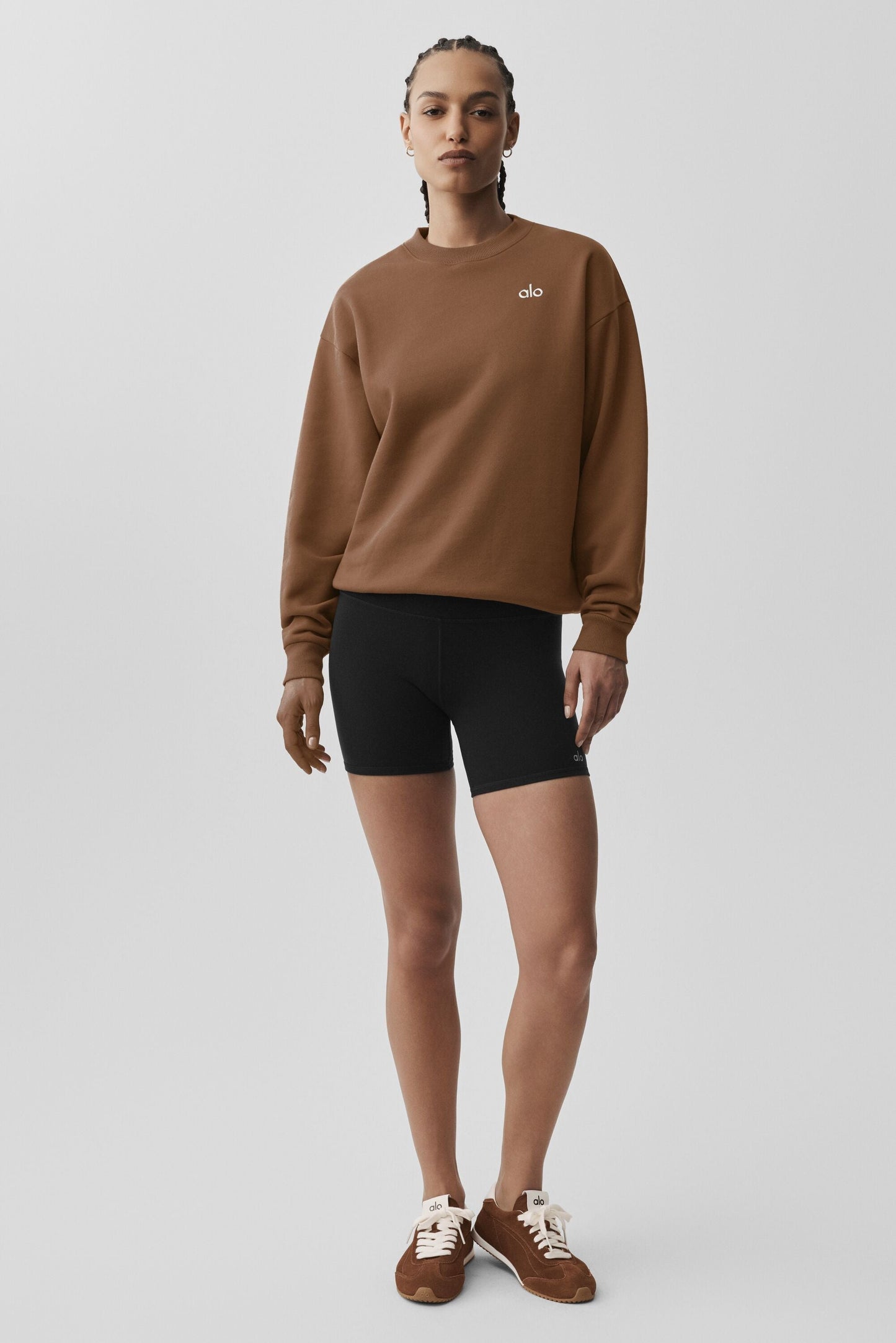 Accolade Crew Neck Pullover - Sun Kissed Brown