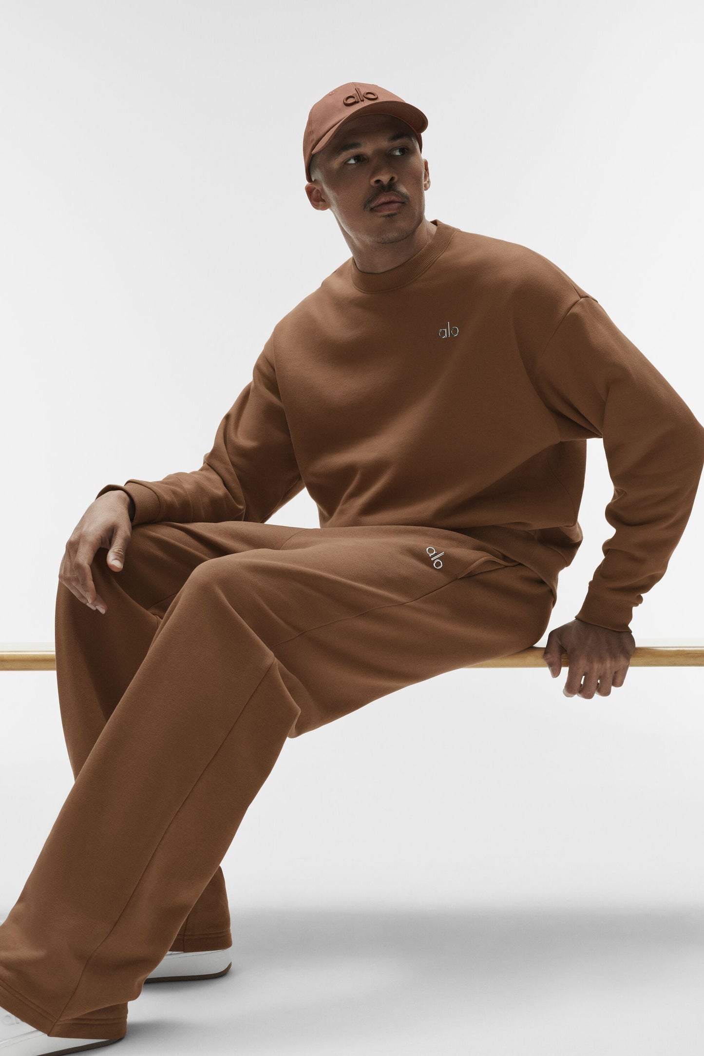 Accolade Crew Neck Pullover - Sun Kissed Brown