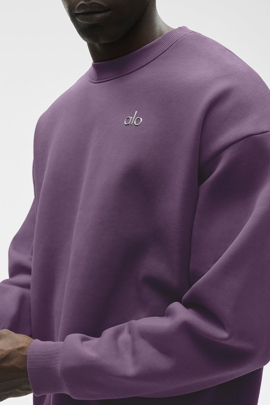 Accolade Crew Neck Pullover - Plum Kiss