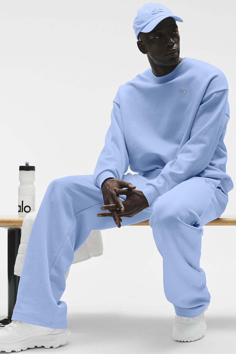 Accolade Crew Neck Pullover - Light Provence Blue
