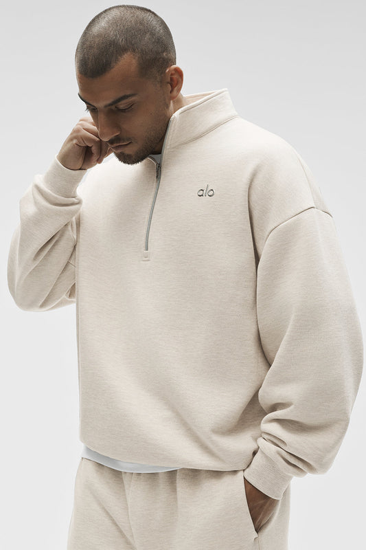 Accolade 1/4 Zip Pullover - Oatmeal Heather