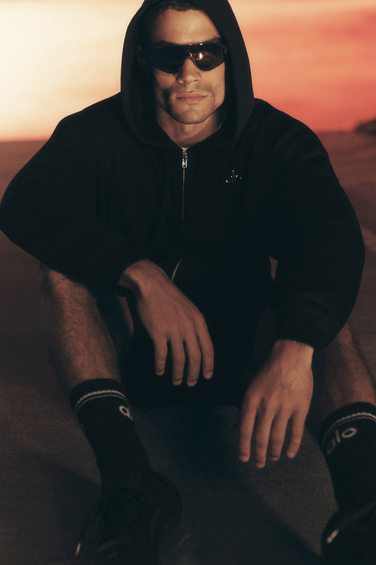 Accolade Full Zip Hoodie - Black