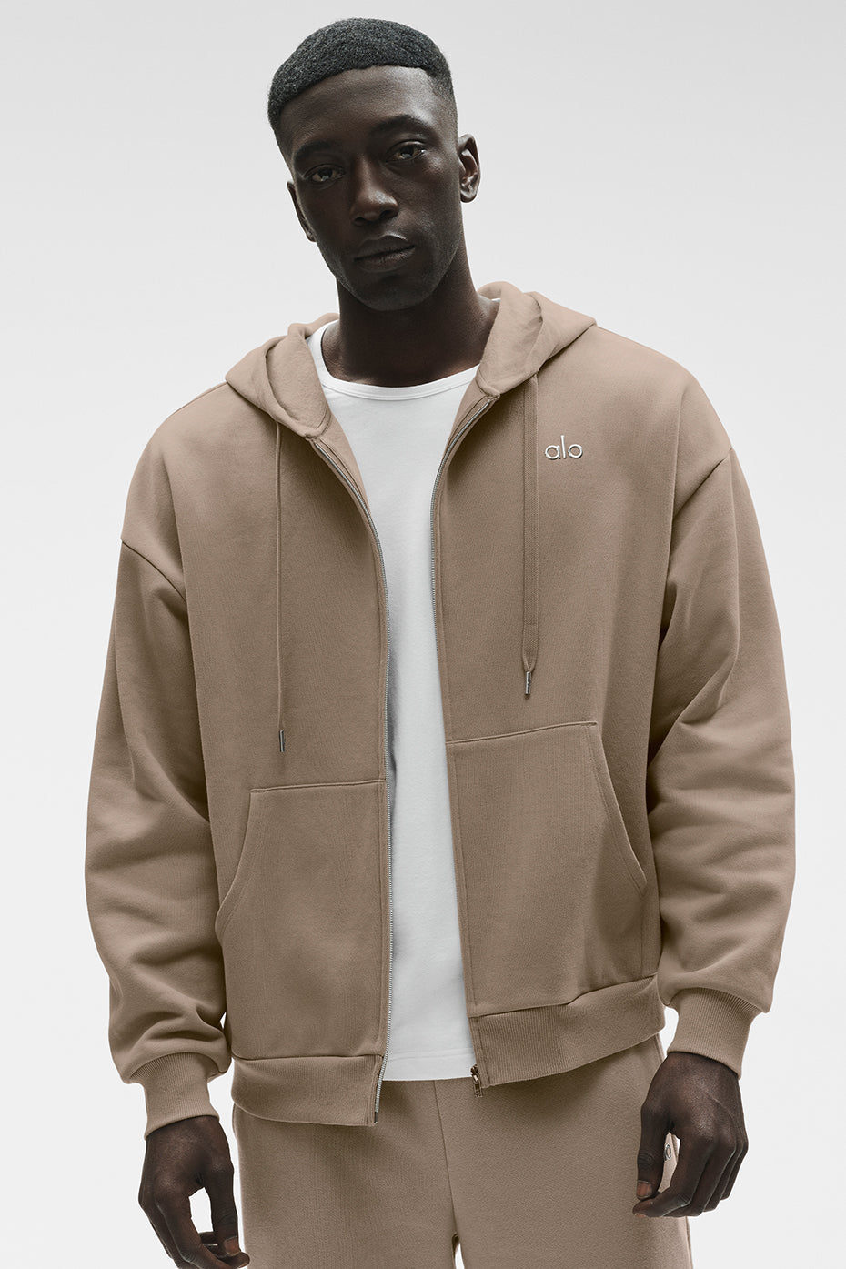 Accolade Full Zip Hoodie - Gravel