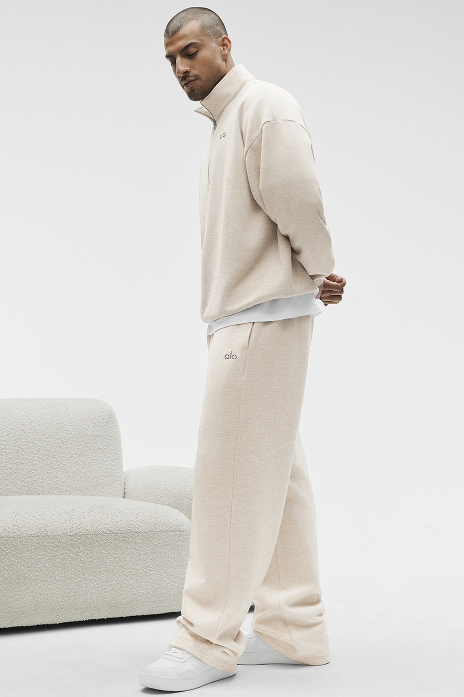 Accolade Straight Leg Sweatpant - Oatmeal Heather