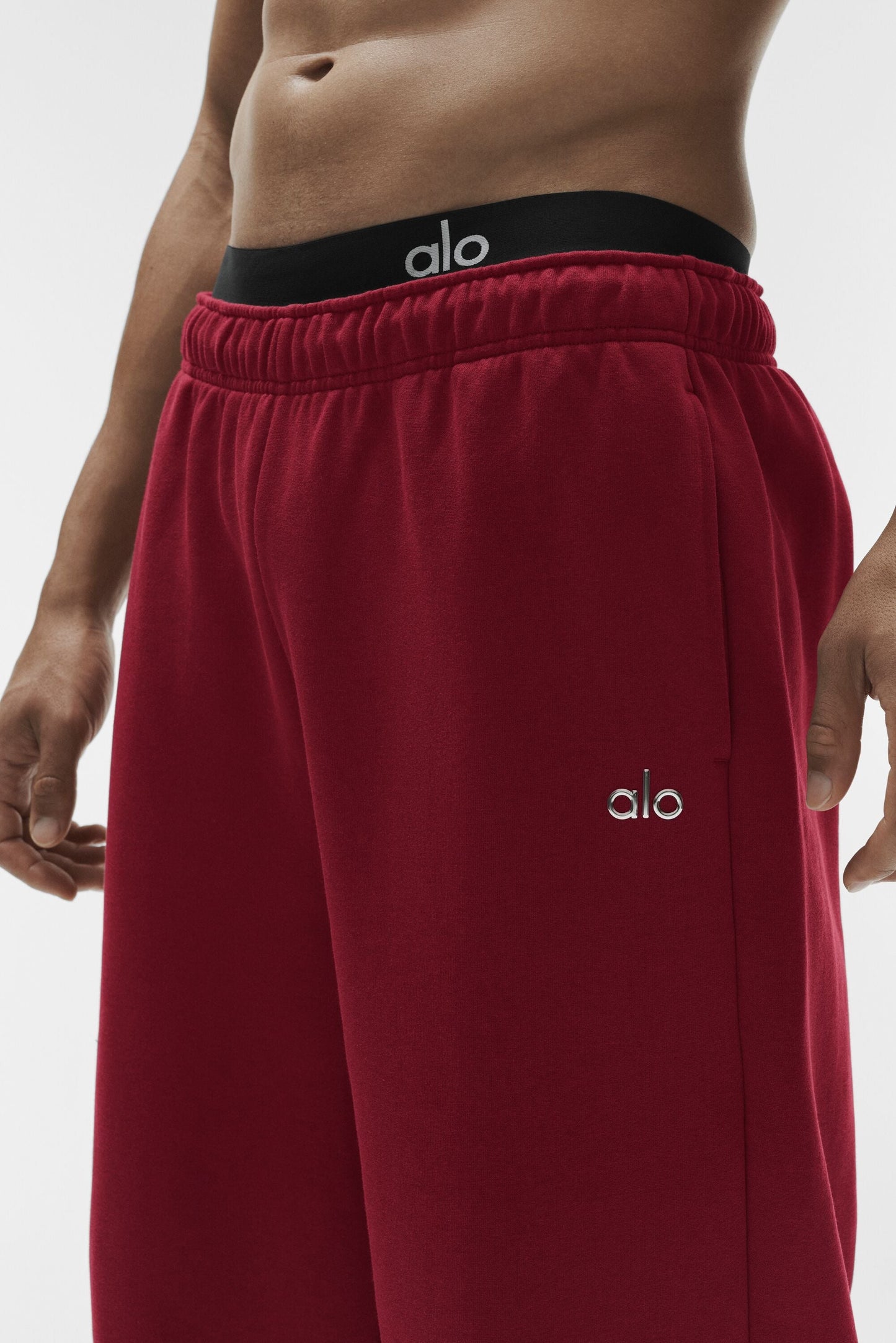 Accolade Straight Leg Sweatpant - Summer Romance Red
