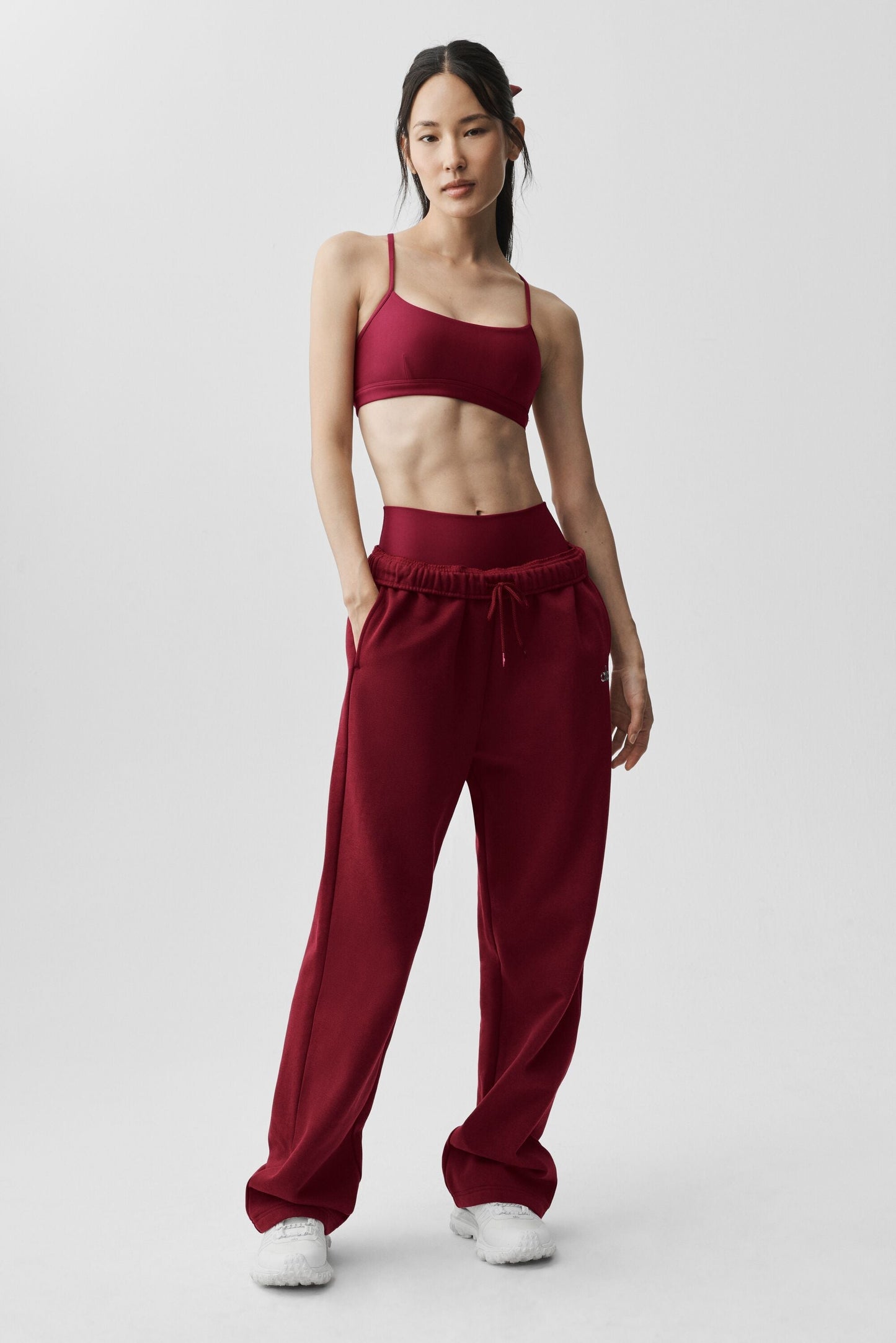 Accolade Straight Leg Sweatpant - Summer Romance Red
