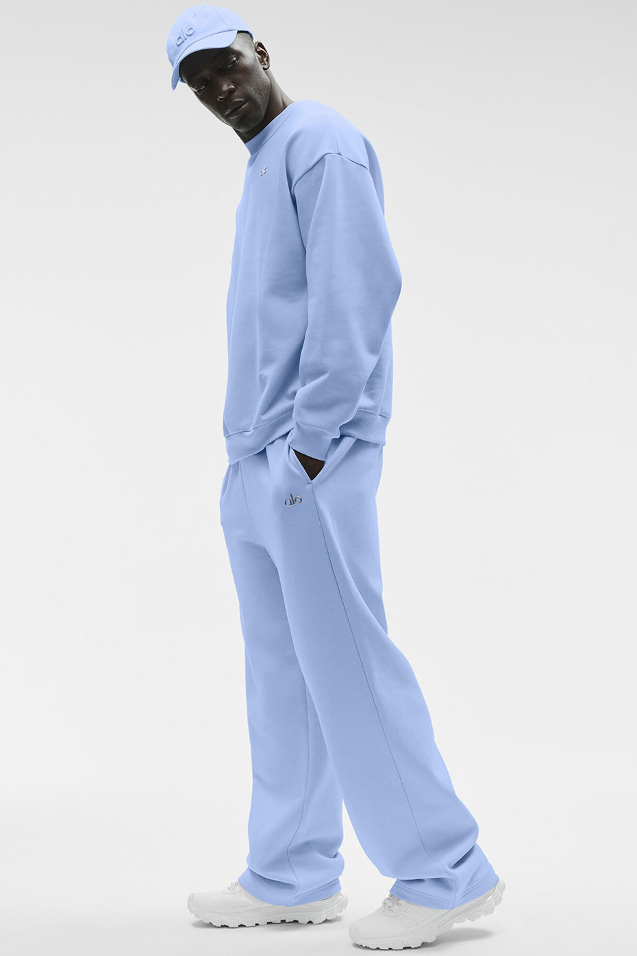 Accolade Straight Leg Sweatpant - Light Provence Blue