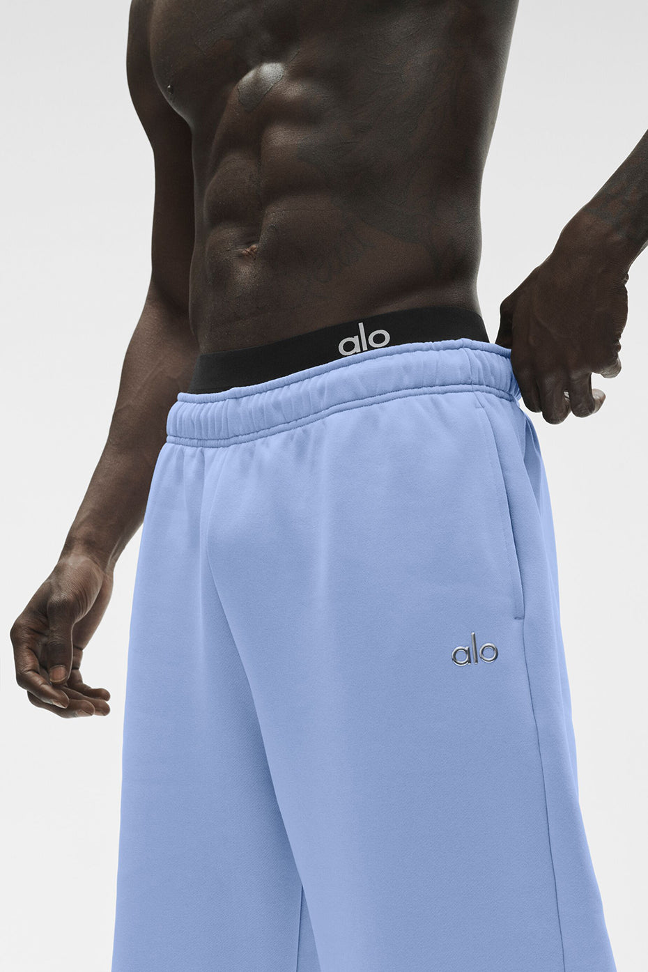 Accolade Straight Leg Sweatpant - Light Provence Blue