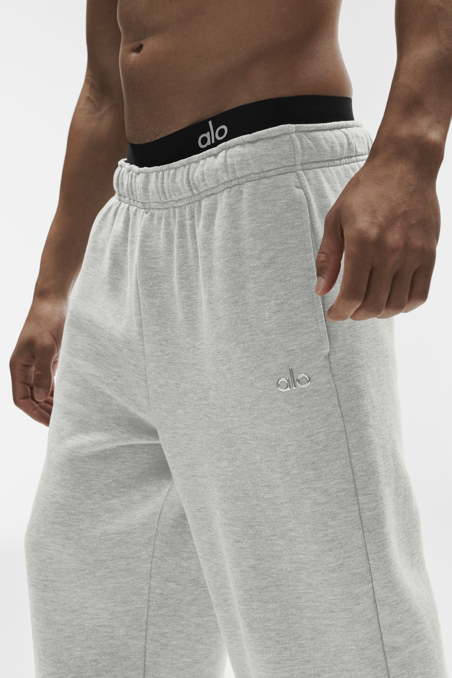 Accolade Straight Leg Sweatpant - White Heather