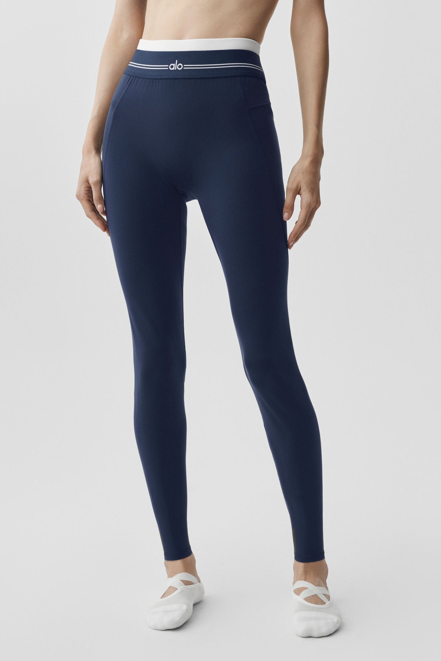Airbrush High-Waist 7/8 Better Together Legging - Navy/White