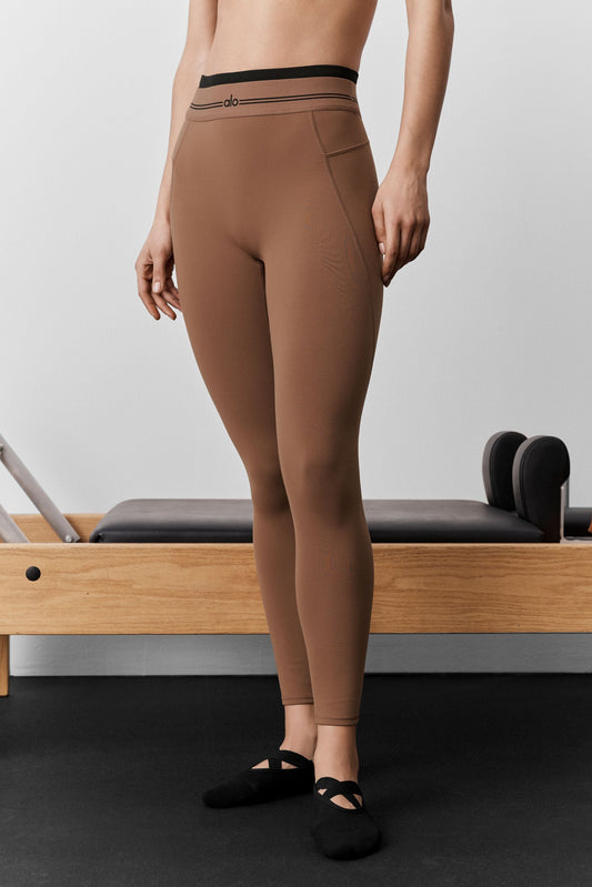 Airbrush High-Waist 7/8 Better Together Legging - Sun Kissed Brown/Black