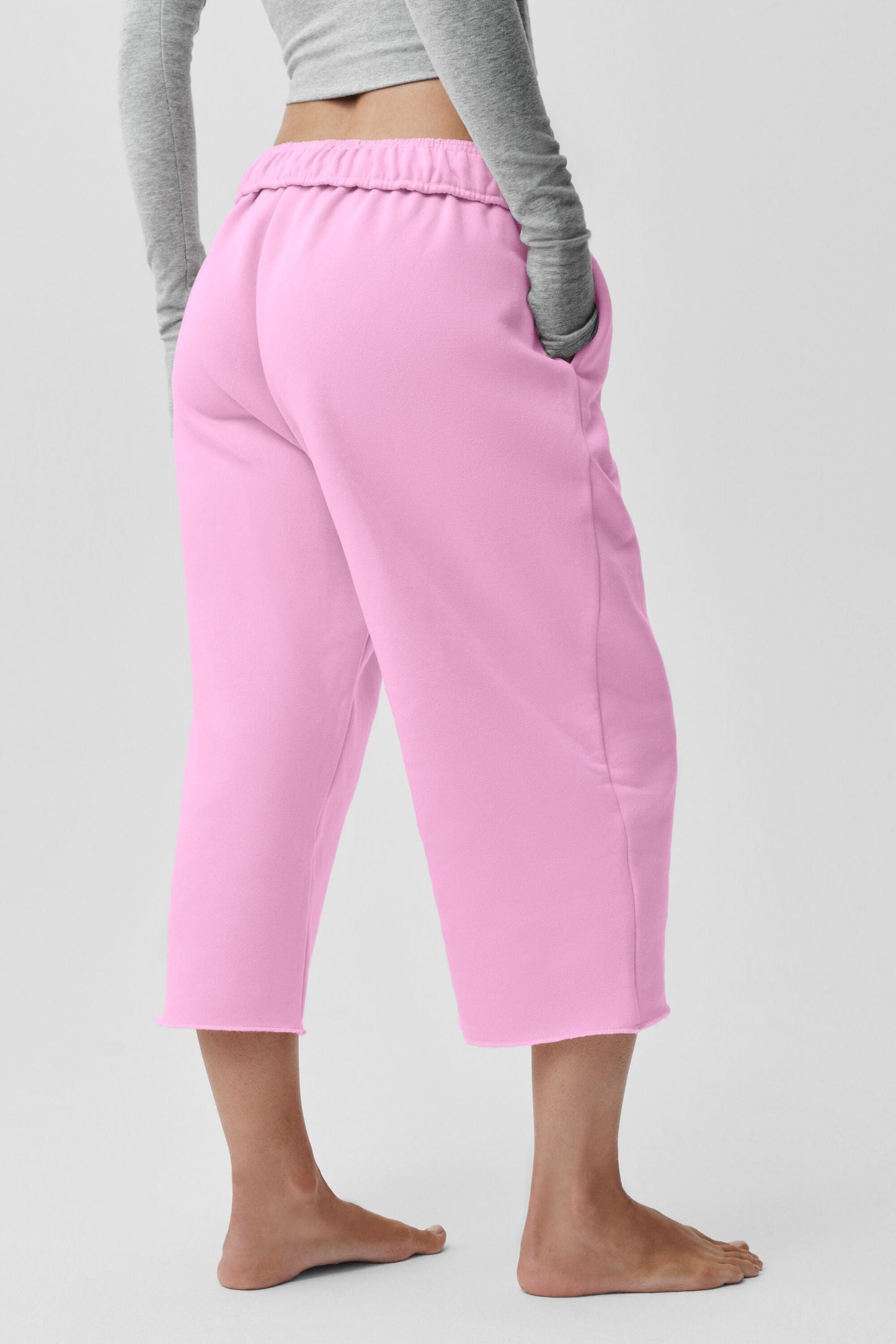 Accolade Cutoff Sweatpant - Candy Heart Pink