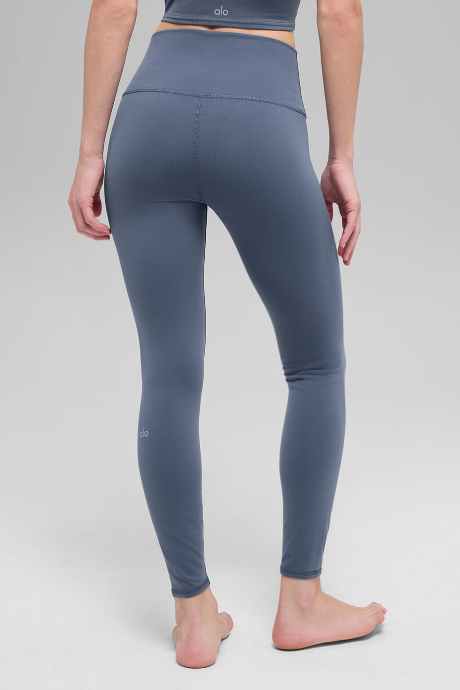 7/8 High-Waist Airbrush Legging - Bluestone
